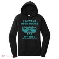 I Always Open Doors For My Wife At 70MPH Women's Hoodie thumb 0