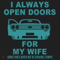 I Always Open Doors For My Wife At 70MPH Hat thumb 2