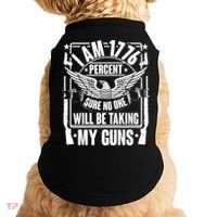 I Am 1776 Percent Sure No One Will Be Taking My Guns Doggie Tank thumb 0
