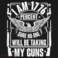 I Am 1776 Percent Sure No One Will Be Taking My Guns Women's T-Shirt thumb 6