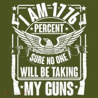 I Am 1776 Percent Sure No One Will Be Taking My Guns Backpack thumb 2