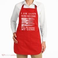 I Am 1776 Sure No One Is Taking My Guns Apron thumb 2