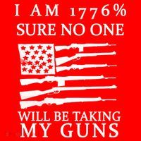 I Am 1776 Sure No One Is Taking My Guns Apron thumb 3