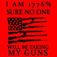 I Am 1776 Sure No One Is Taking My Guns Santa Hat thumb 1