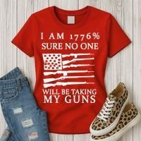 I Am 1776 Sure No One Is Taking My Guns Women's T-Shirt thumb 3