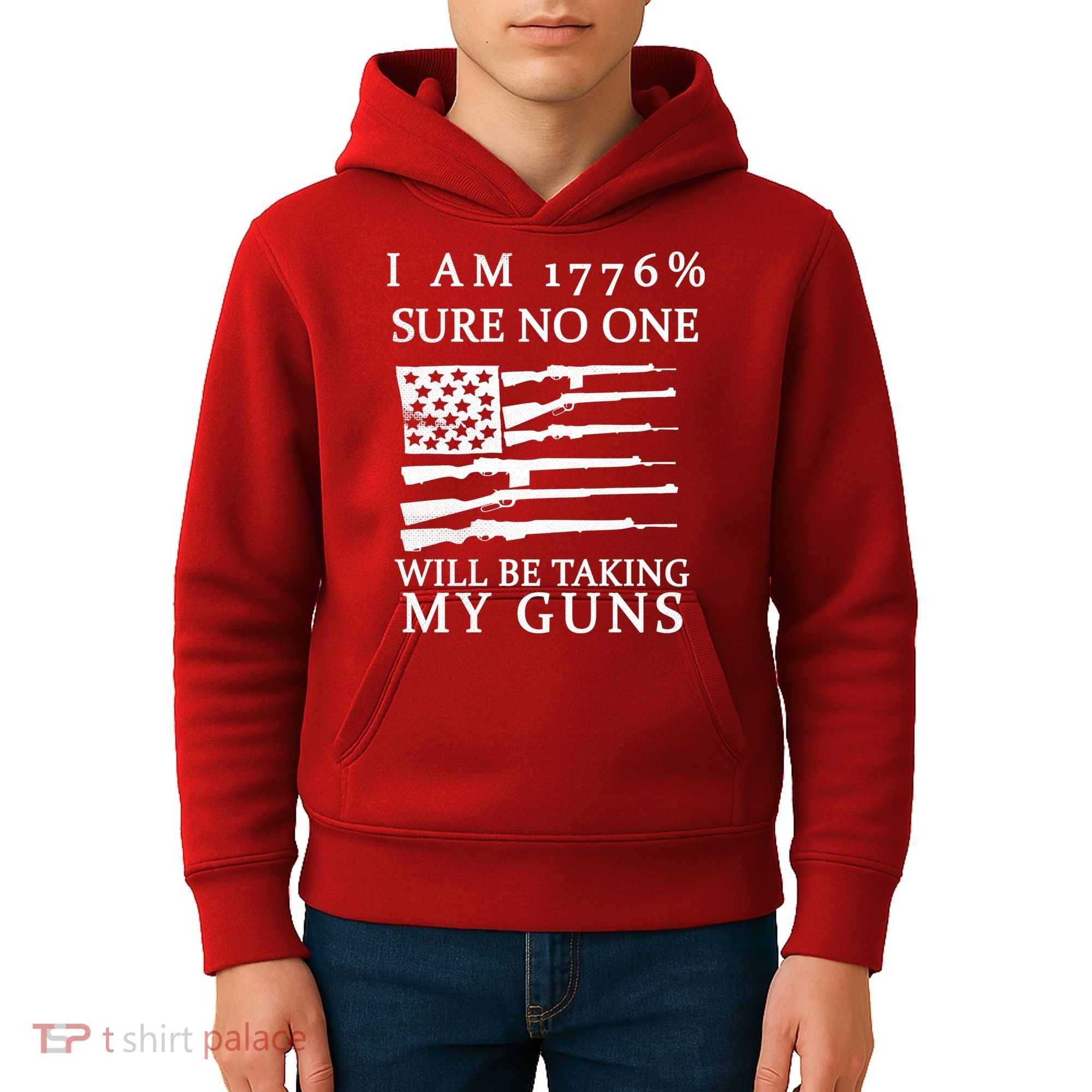 I Am 1776 Sure No One Is Taking My Guns Kids Hoodie