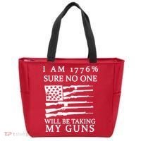 I Am 1776 Sure No One Is Taking My Guns Tote Bag thumb 0