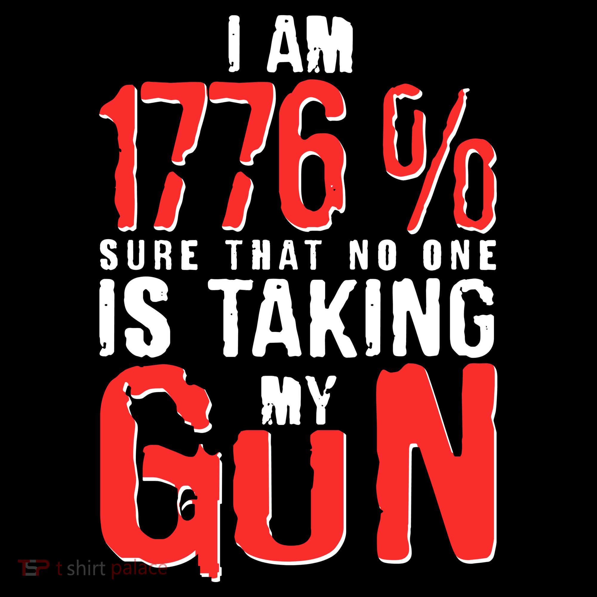 I Am 1776 Sure That No One Is Taking My Gun Ornament