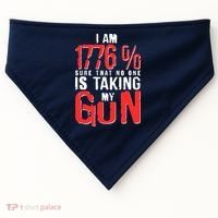 I Am 1776 Sure That No One Is Taking My Gun USA-Made Doggie Bandana thumb 0