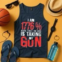 I Am 1776 Sure That No One Is Taking My Gun Tank Top thumb 4