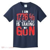 I Am 1776 Sure That No One Is Taking My Gun Kids T-Shirt thumb 0