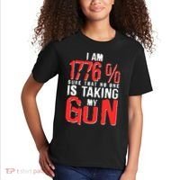 I Am 1776 Sure That No One Is Taking My Gun Kids T-Shirt thumb 2
