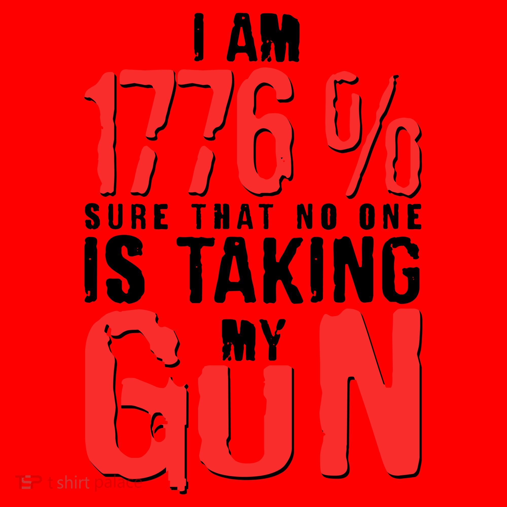 I Am 1776 Sure That No One Is Taking My Gun Santa Hat
