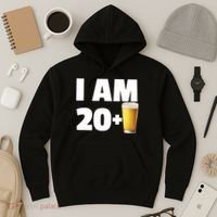 I Am 20 Plus Beer 21st Birthday Hoodie thumb 3