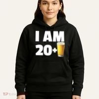 I Am 20 Plus Beer 21st Birthday Hoodie thumb 5
