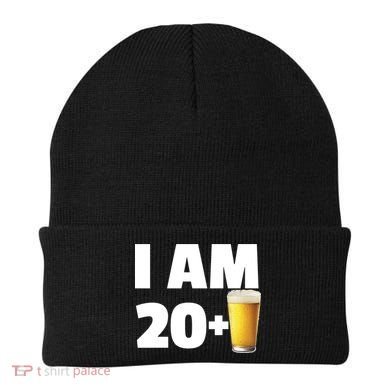 I Am 20 Plus Beer 21st Birthday Beanie