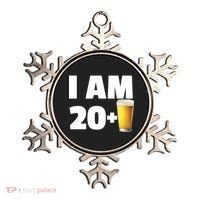 I Am 20 Plus Beer 21st Birthday Ornament thumb 0