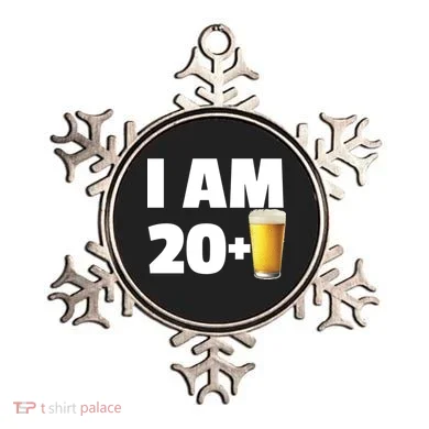 I Am 20 Plus Beer 21st Birthday Ornament