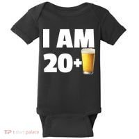 I Am 20 Plus Beer 21st Birthday Baby Bodysuit thumb 0