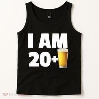 I Am 20 Plus Beer 21st Birthday Tank Top thumb 2