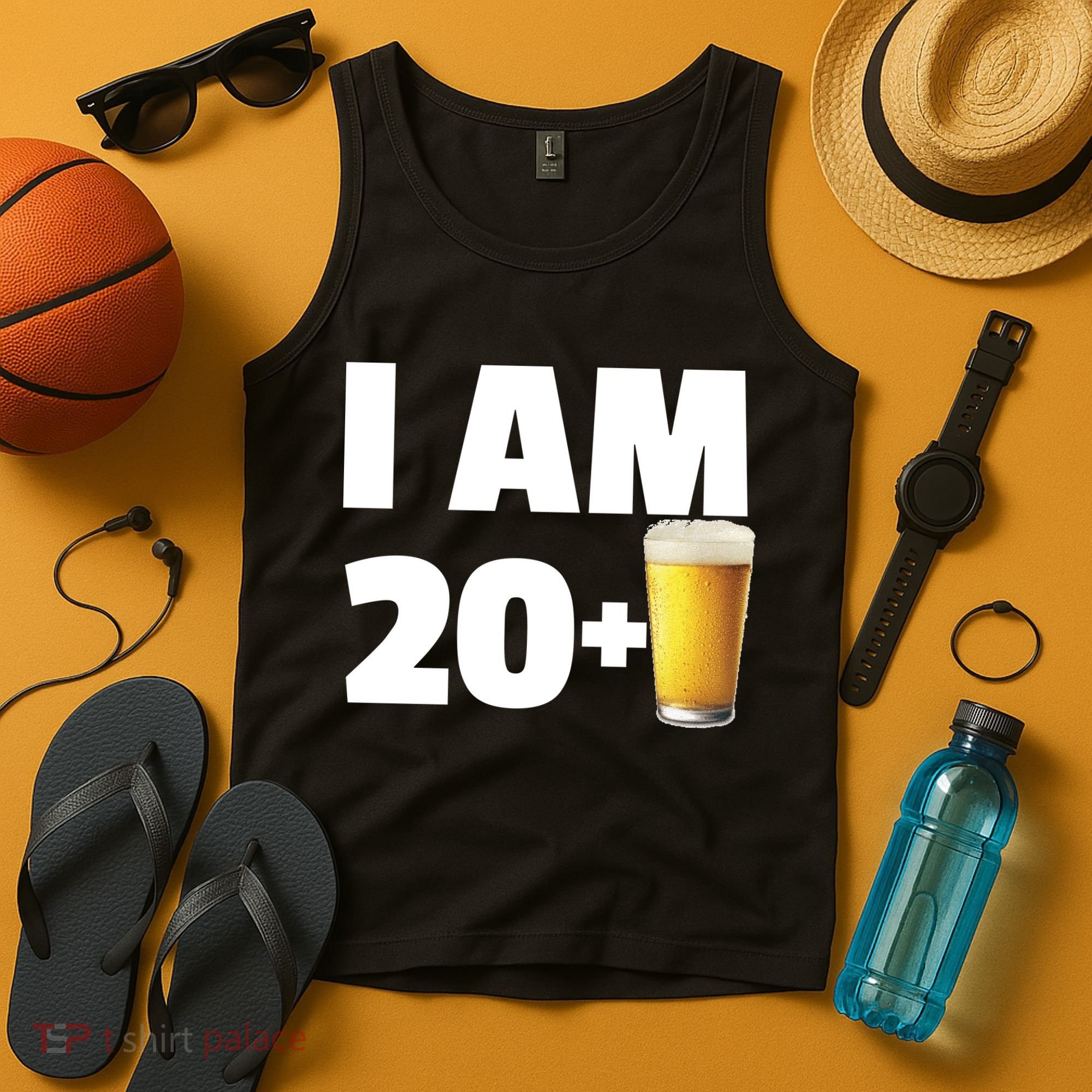 I Am 20 Plus Beer 21st Birthday Tank Top