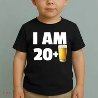 I Am 20 Plus Beer 21st Birthday Toddler T-Shirt thumb 2