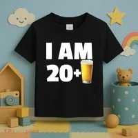 I Am 20 Plus Beer 21st Birthday Toddler T-Shirt thumb 3