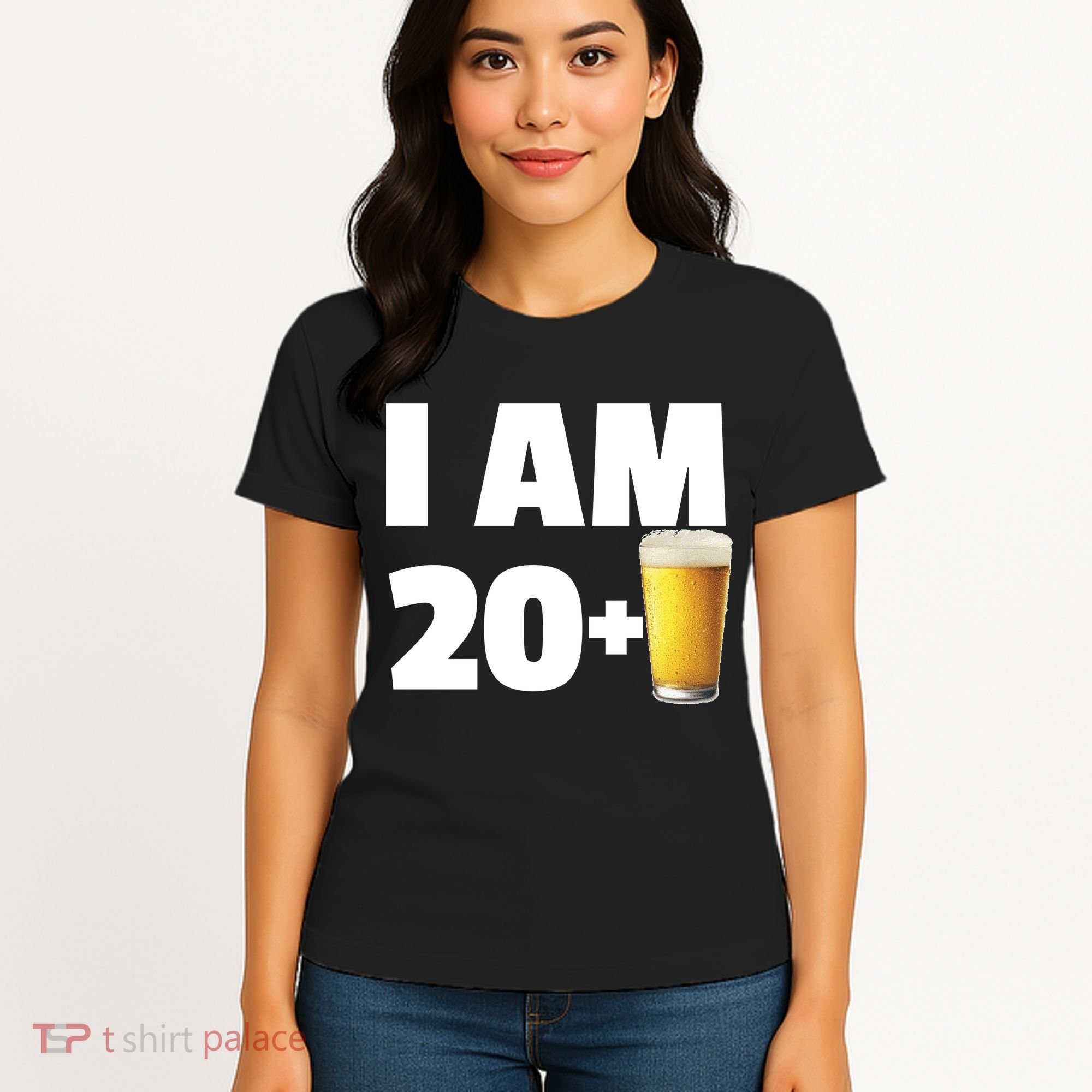 I Am 20 Plus Beer 21st Birthday Women's T-Shirt