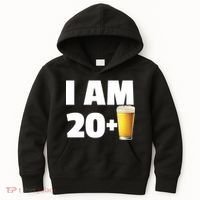 I Am 20 Plus Beer 21st Birthday Kids Hoodie thumb 0