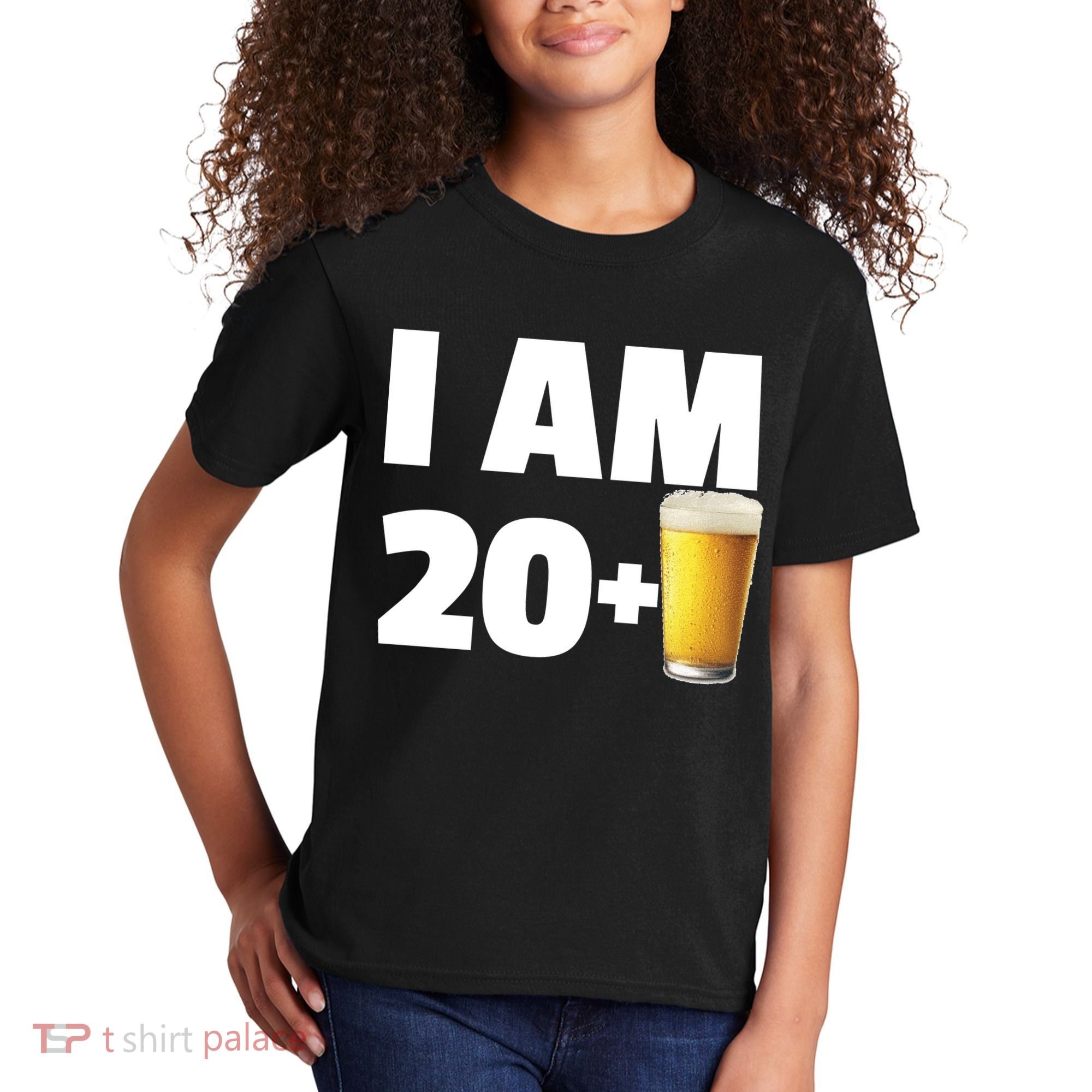 I Am 20 Plus Beer 21st Birthday Kids T-Shirt