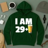 I Am 29 Plus Beer 30th Birthday Hoodie thumb 3