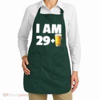 I Am 29 Plus Beer 30th Birthday Apron thumb 2