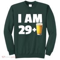I Am 29 Plus Beer 30th Birthday Sweatshirt thumb 0