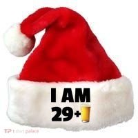 I Am 29 Plus Beer 30th Birthday Santa Hat thumb 0