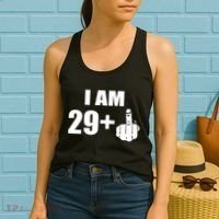 I Am 30 Middle Finger Women's Tank Top thumb 2