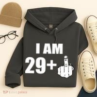 I Am 30 Middle Finger Hoodie thumb 4