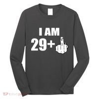 I Am 30 Middle Finger Long Sleeve Shirt thumb 0