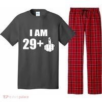 I Am 30 Middle Finger Pajama Set thumb 0