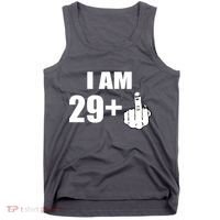 I Am 30 Middle Finger Tank Top thumb 0