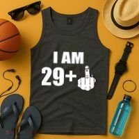 I Am 30 Middle Finger Tank Top thumb 4