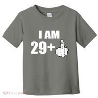 I Am 30 Middle Finger Toddler T-Shirt thumb 0