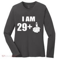 I Am 30 Middle Finger Women's Long Sleeve Shirt thumb 0