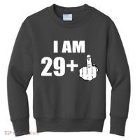 I Am 30 Middle Finger Kids Sweatshirt thumb 0