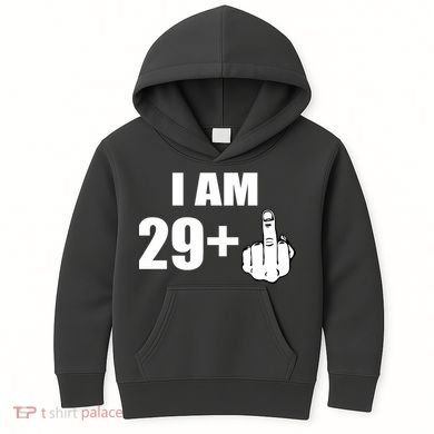I Am 30 Middle Finger Kids Hoodie