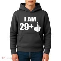 I Am 30 Middle Finger Kids Hoodie thumb 4