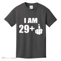 I Am 30 Middle Finger Kids T-Shirt thumb 0