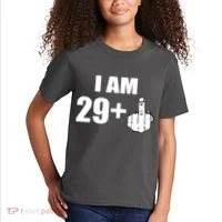 I Am 30 Middle Finger Kids T-Shirt thumb 2