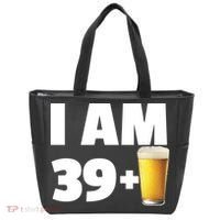 I Am 39 Plus Beer 40th Birthday Tote Bag thumb 0