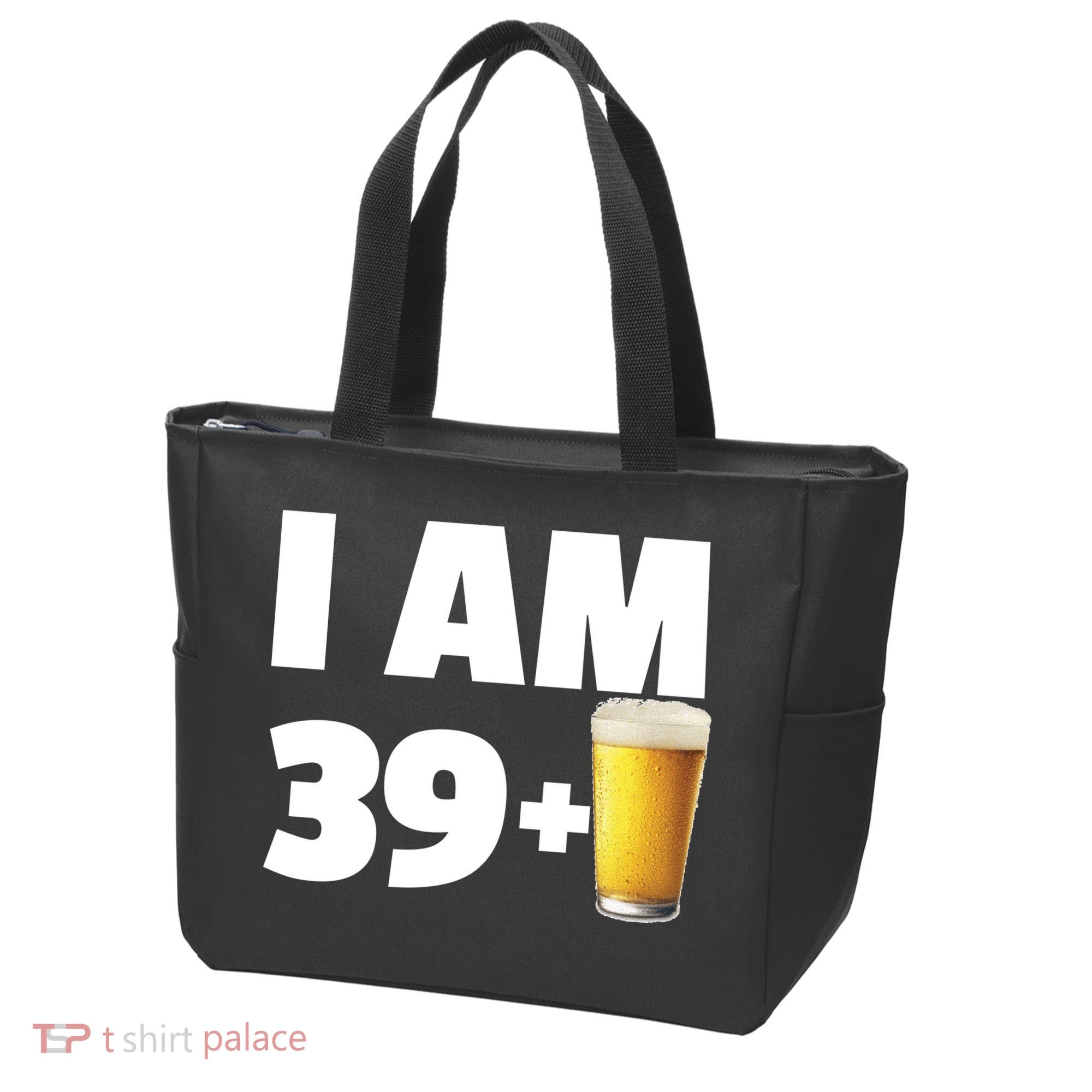 I Am 39 Plus Beer 40th Birthday Tote Bag