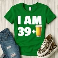 I Am 39 Plus Beer 40th Birthday Women's T-Shirt thumb 3